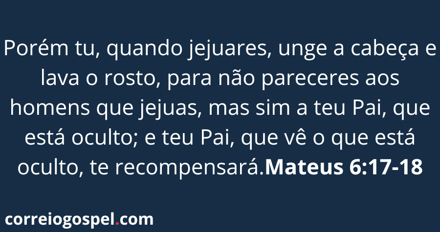 Versículos Sobre Jejum