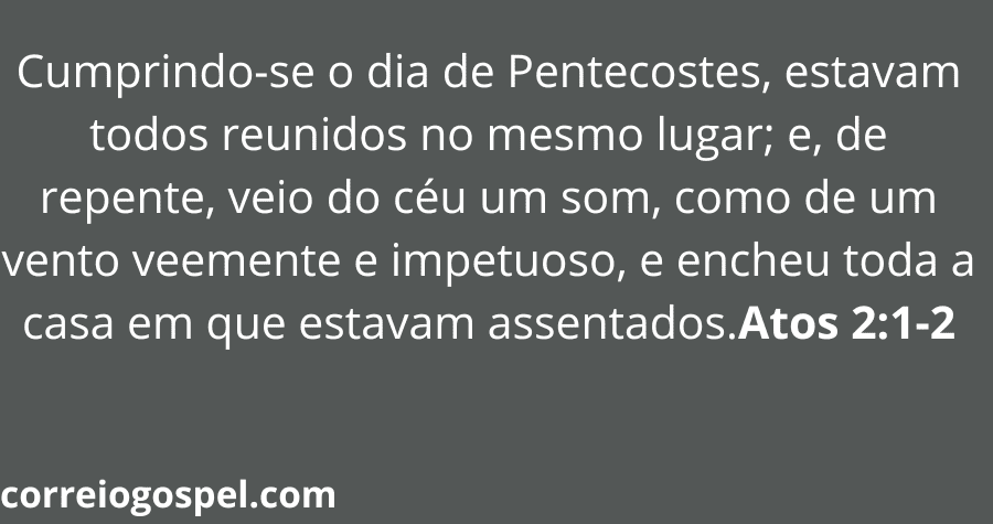 Versículos Sobre Pentecostes