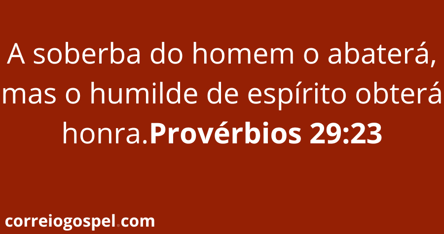 Versículos Sobre o Orgulho